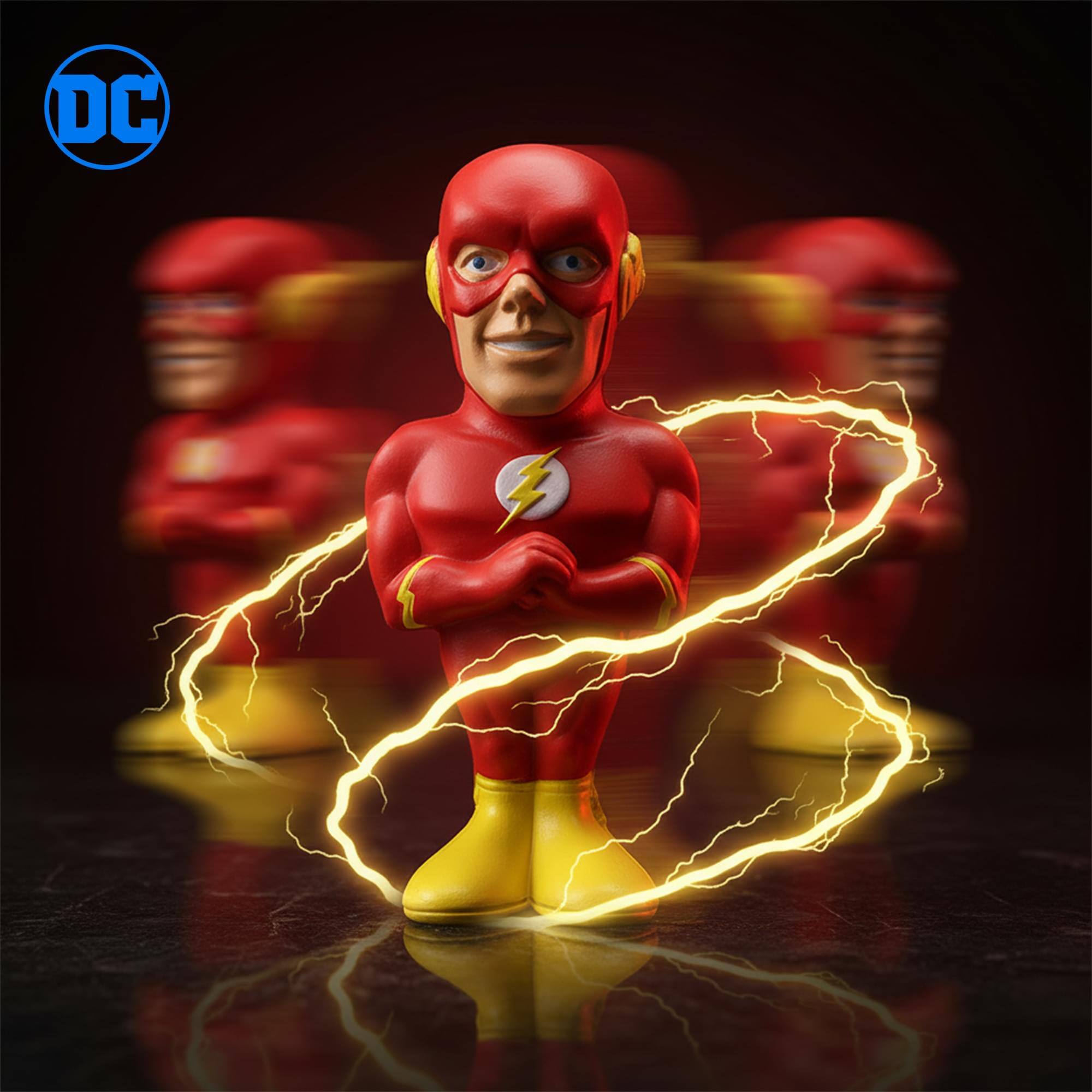 Alt View 10. SD Toys - DC Comics The Flash 6-Inch Stress-Relief Figure - Red.