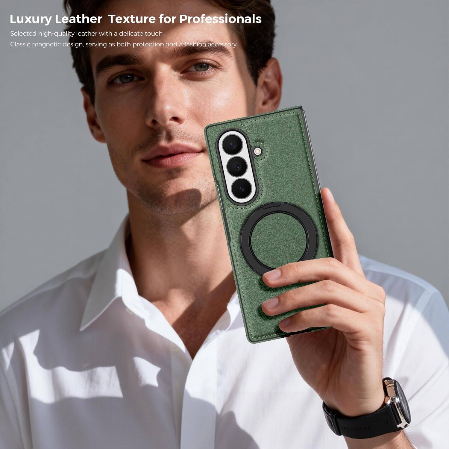 Luxury Leather Texture for Professionals

Selected high-quality leather with a delicate touch.

Classic magnetic design, serving as both protection and a fashion accessory.