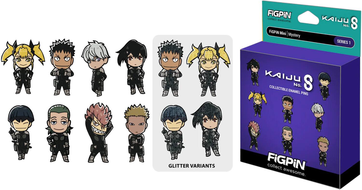 FIGPiN collect awesome. KAIJU S No. FIGPiN Mini Mystery SERIES 1 * KAIJU COLLECTIBLE ENAMEL No. PINS S GLITTER VARIANTS FIGPiN collect awesome.