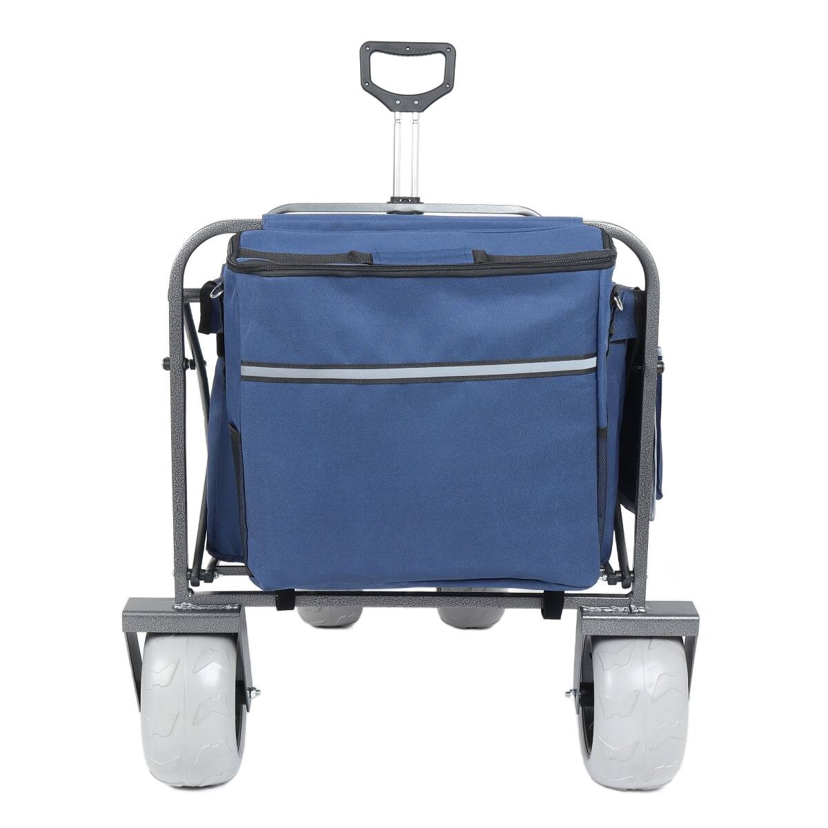 Alt View 6. Loheer - Loheer Beach Wagon with Big Wheels for Sand, Folding Steel Frame Utility Cart, Five Hundred Pound Capacity.