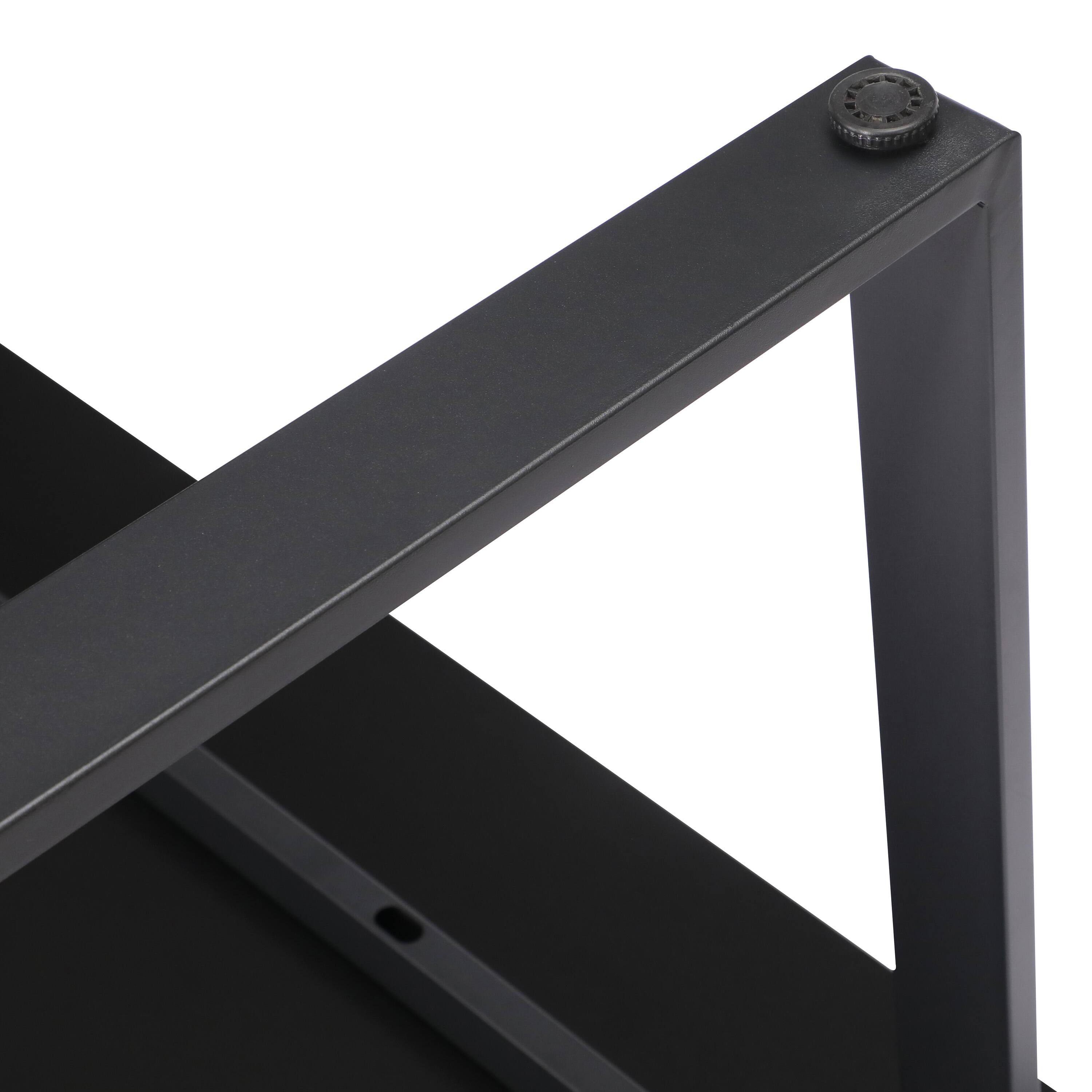 Alt View 8. Emma + Oliver - Remy 60x30 Dining or Gaming Table with Double Sided Laminate Table Top and Heavy Duty U-Frame Steel Base - Gray Oak.