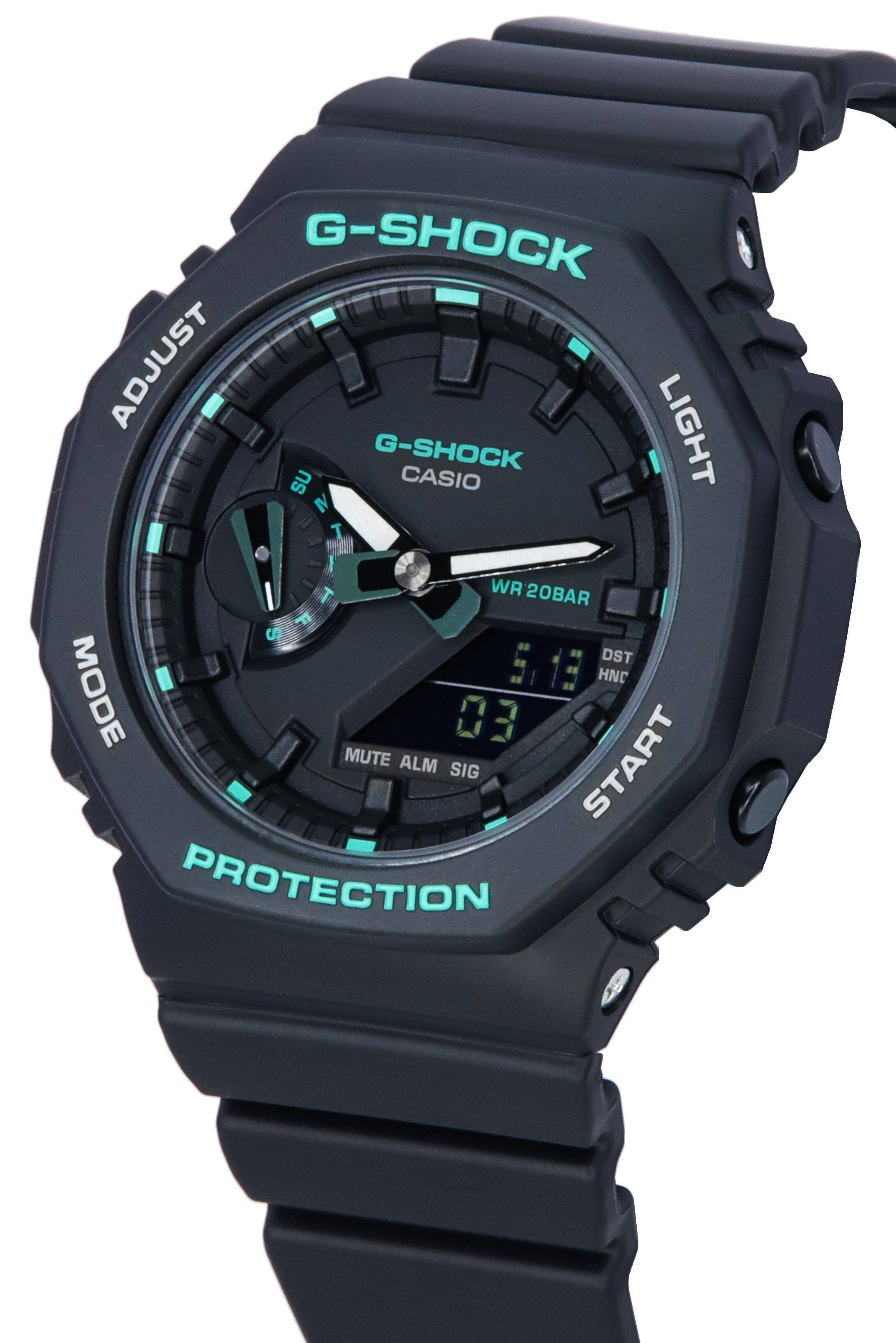 G-SHOCK  
CASIO  
WR 20BAR  
DST HNC  
03  
MUTE ALM SIG  
PROTECTION  
ADJUST  
LIGHT  
MODE  
START
