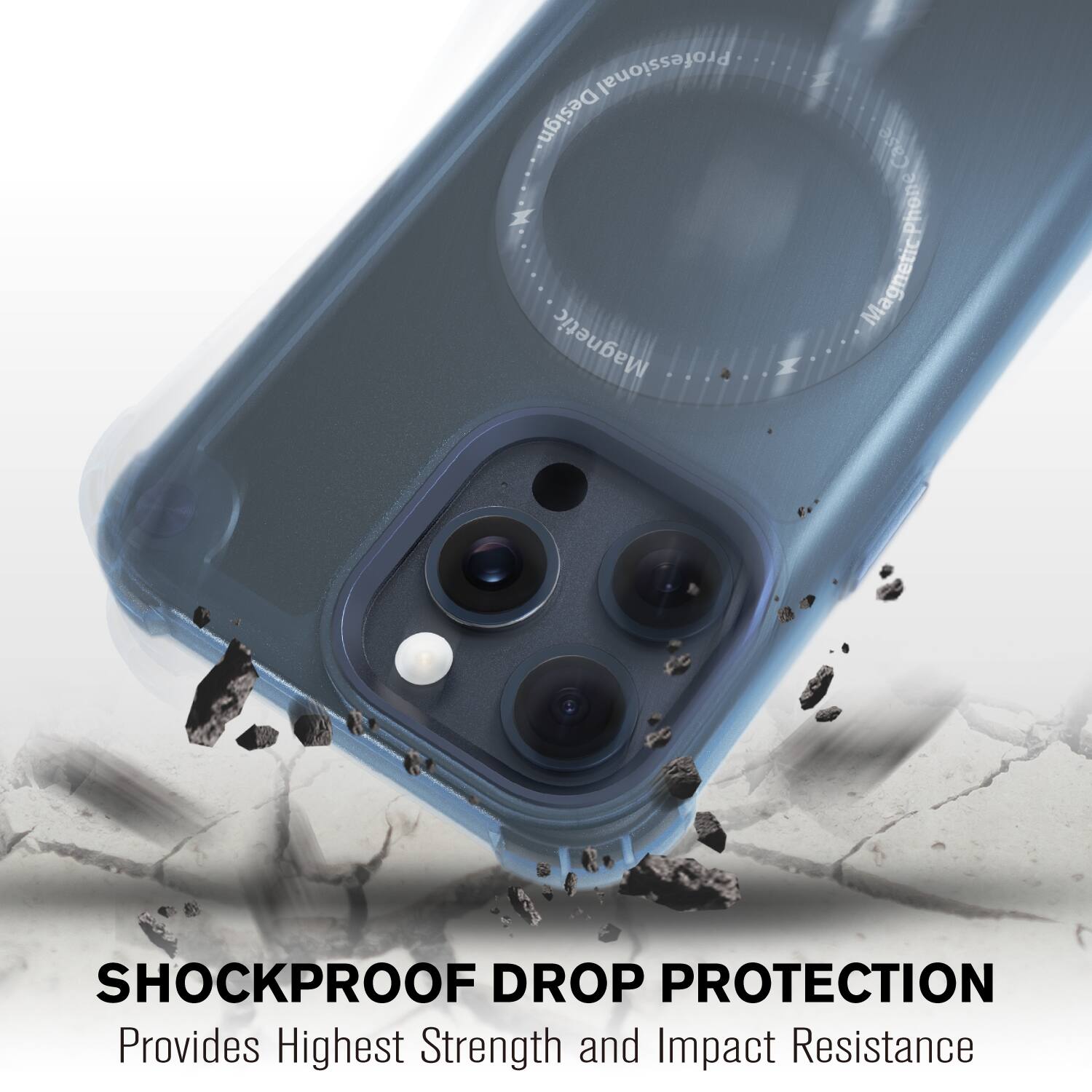 Professional Design Magnetic Case  
Magnetic-Phone  
SHOCKPROOF DROP PROTECTION  
Provides Highest Strength and Impact Resistance