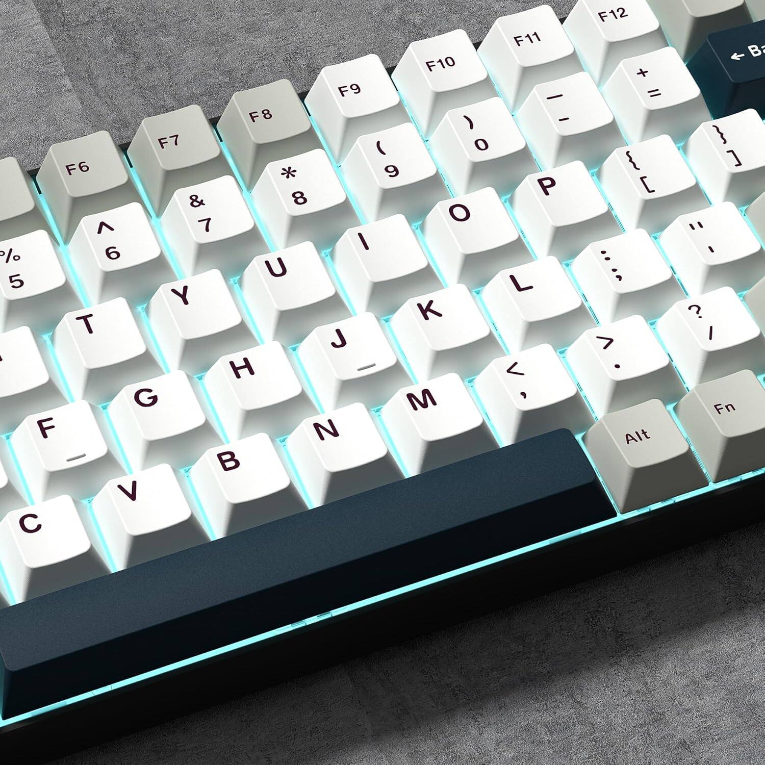 F10 F9 F8 F7 F6  
) 0 9 ( 8 7 6 5 4 3 2 1  
O I U Y T R E W Q  
P O I U Y T R E W Q  
Alt Fn