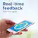Real-time feedback with free app