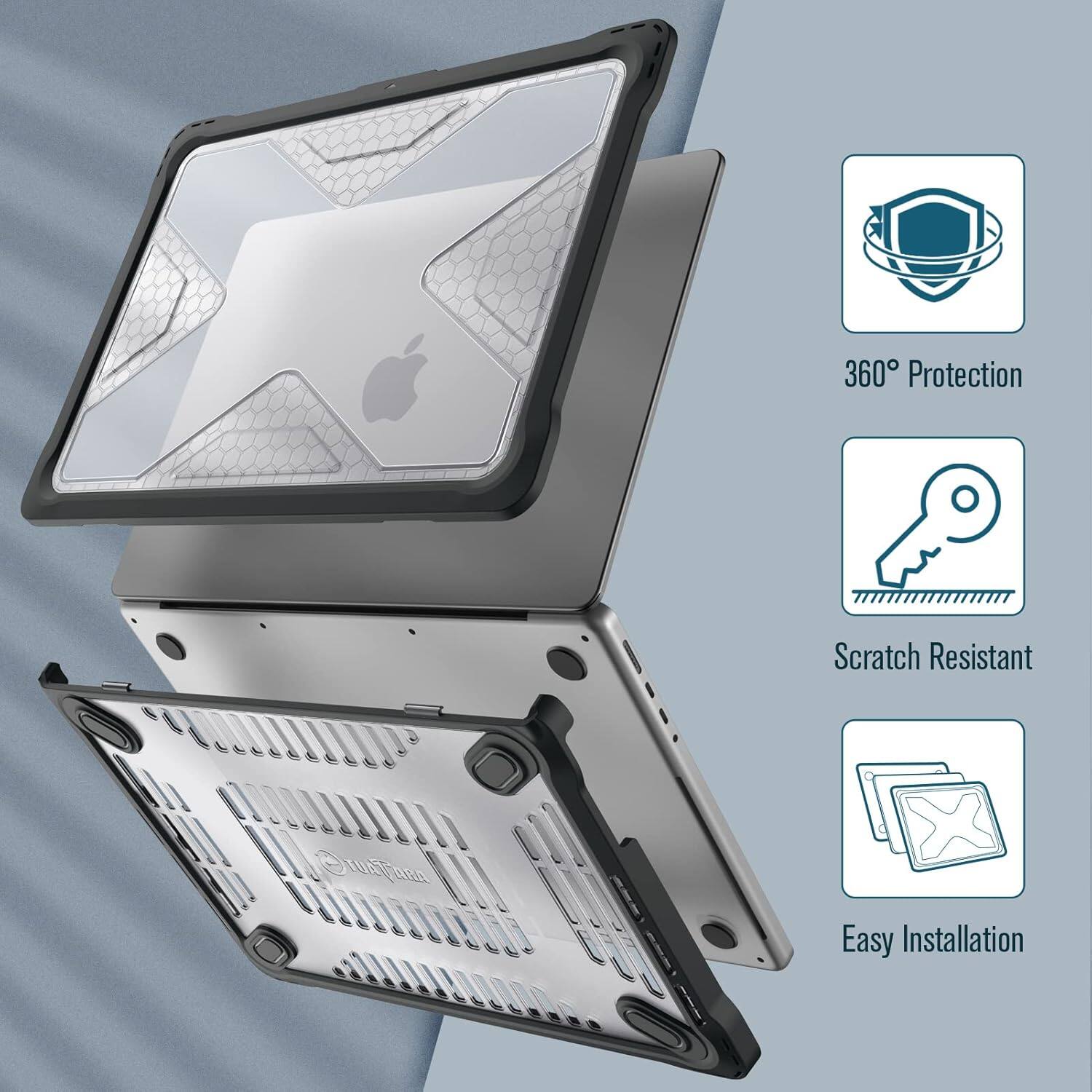 360° Protection  
Scratch Resistant  
Easy Installation