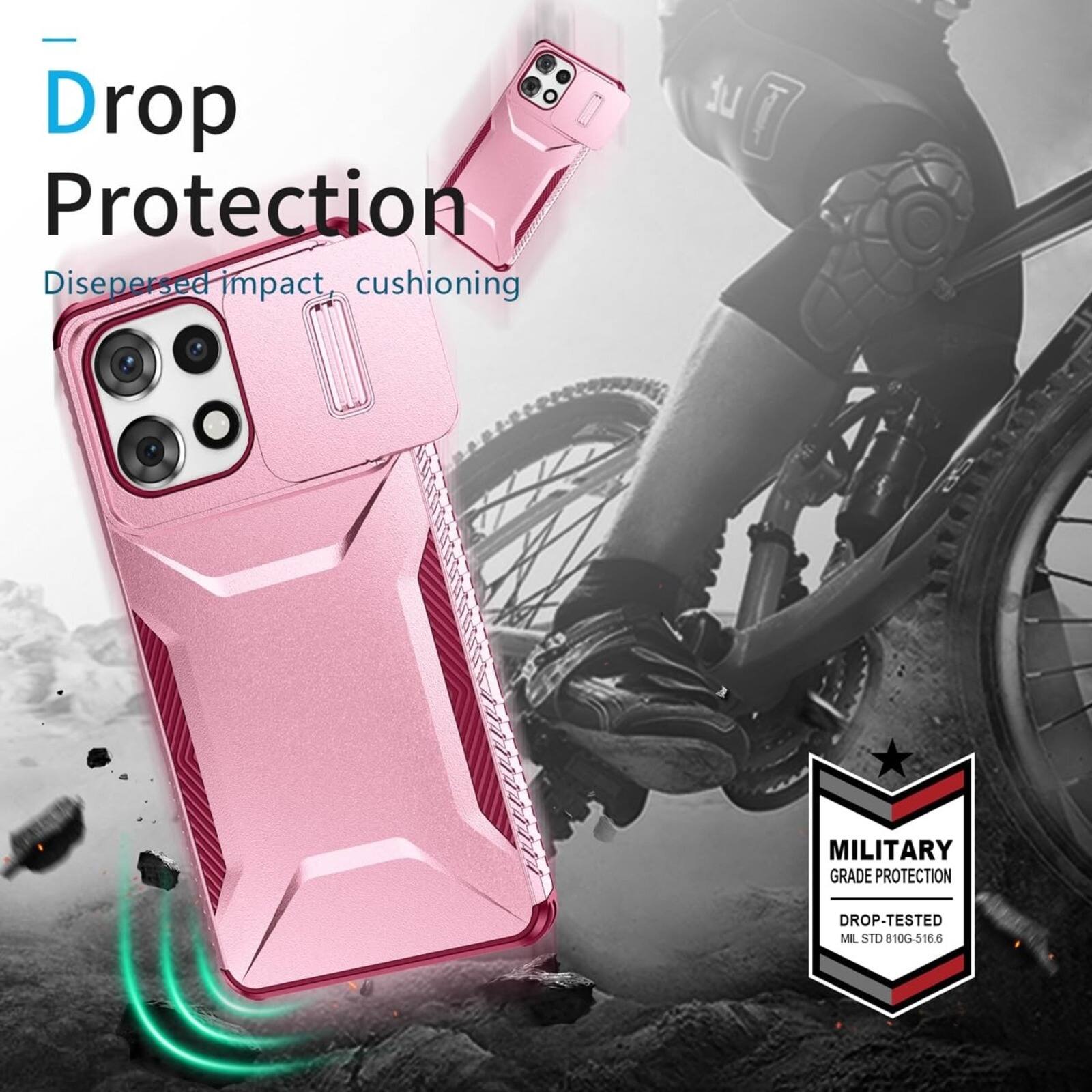 Drop Protection  
Dispersed impact cushioning

14  
MILITARY GRADE PROTECTION  
DROP-TESTED MIL STD 810G-516.6