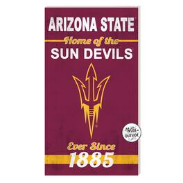 Jardine - Arizona State Sun Devils 11'' x 20'' Home Of The Sign - Maroon
