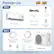 Package List
Box 1
- Indoor Unit: 7.7" x 32.1" x 11.3"
- 11.5ft Communication Wire
- 6.5ft Drain Pipe
- Remote Control
- Remote Control Holder
Box 2
- Outdoor Unit: 26.8" x 9.7" x 18.2"
- 9.8ft Copper Connection Pipe - Gas Pipe Diameter: 3/8"
- 9.8ft Copper Connection Pipe - Liquid Pipe Diameter: 1/4"
- Tape
- Putty
- Wall Cap
- Drain Nozzle
Note: the professional installation is required