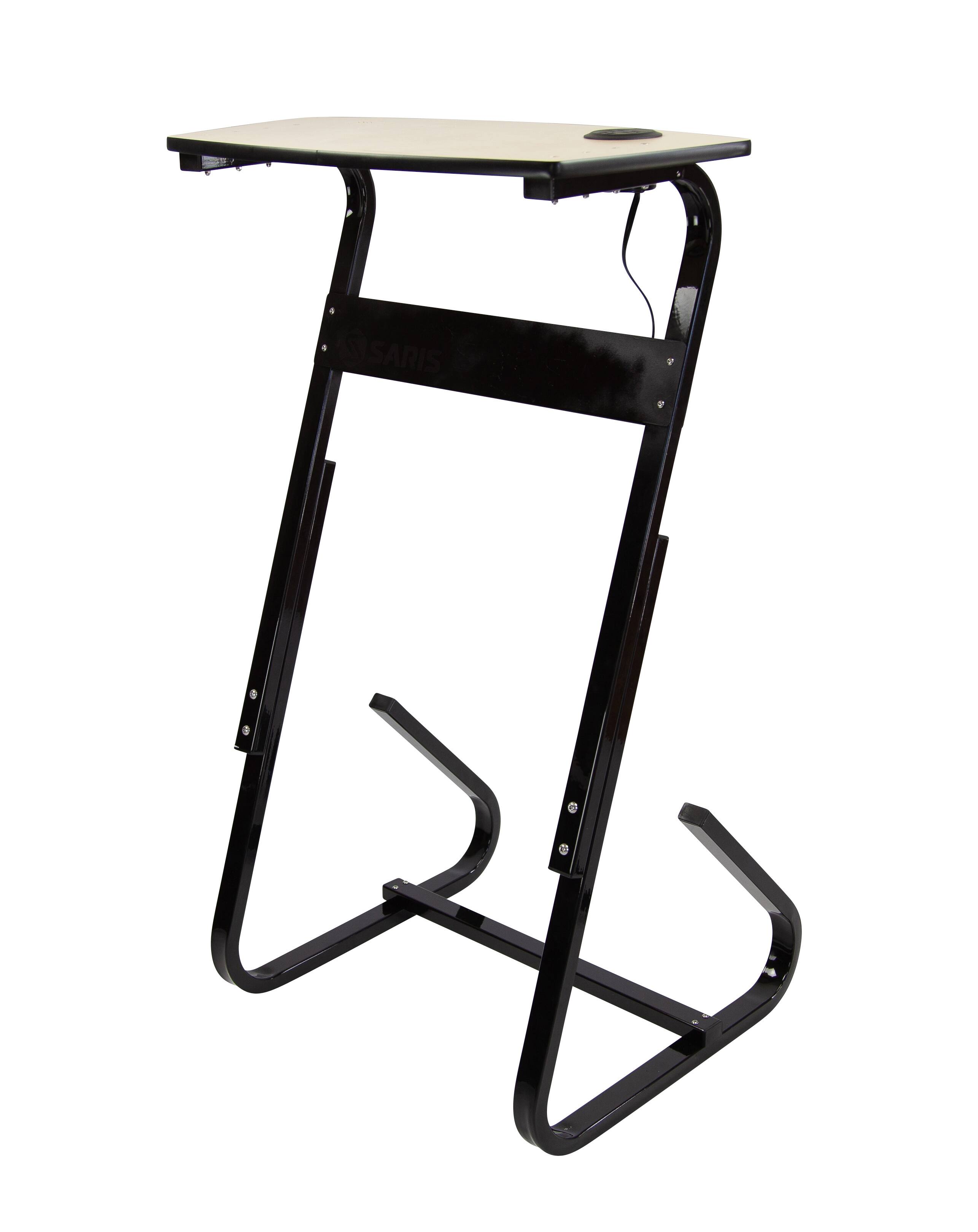 Front. Saris - TD1 Trainer Desk - Black.