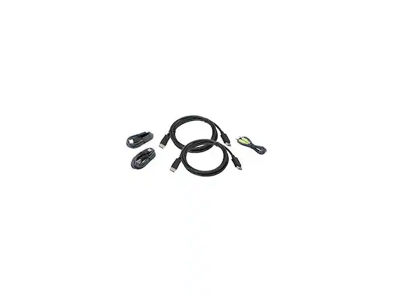 Front. IOGEAR - IOGEAR G2L9202UTAA3 6ft Dual View DisplayPort, USB KVM Cable Kit with Audio (TAA) - 1 PACK.