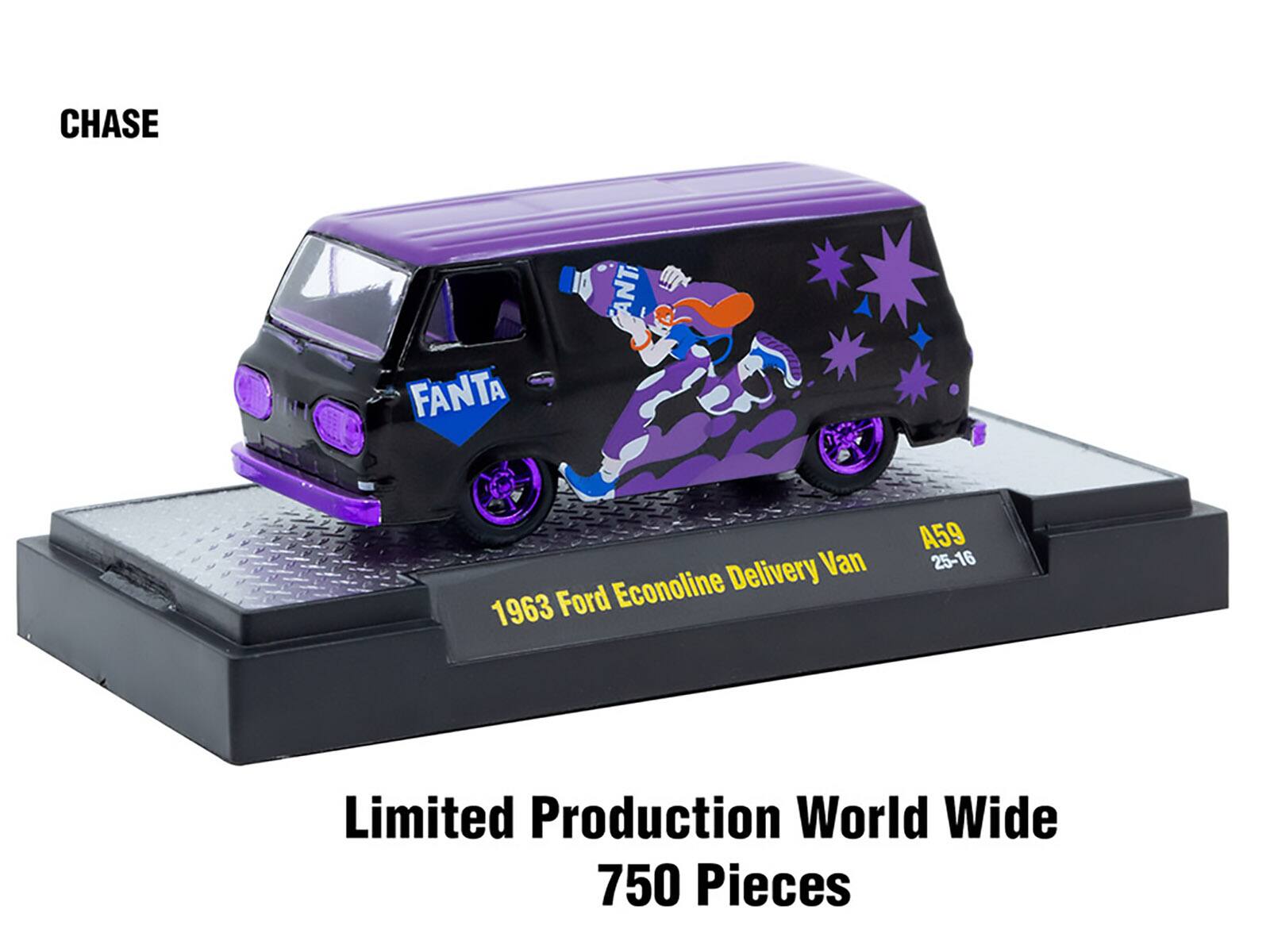 CHASE FANTA ANT Me Delivery Van  
1963 Ford Econoline A59 25-16  
Limited Production World Wide  
750 Pieces