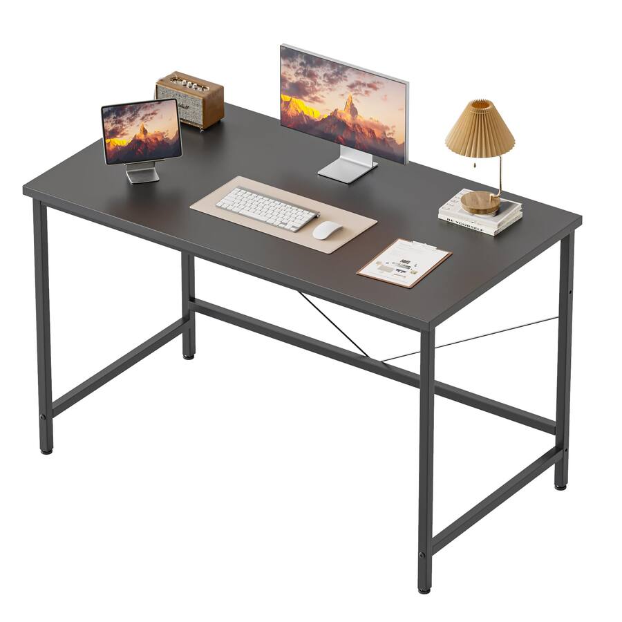 Computer Workstations 24 In JETRANSPORT Computer Desk 48 X 24 Inch Gaming For Small Spaces Modern ...