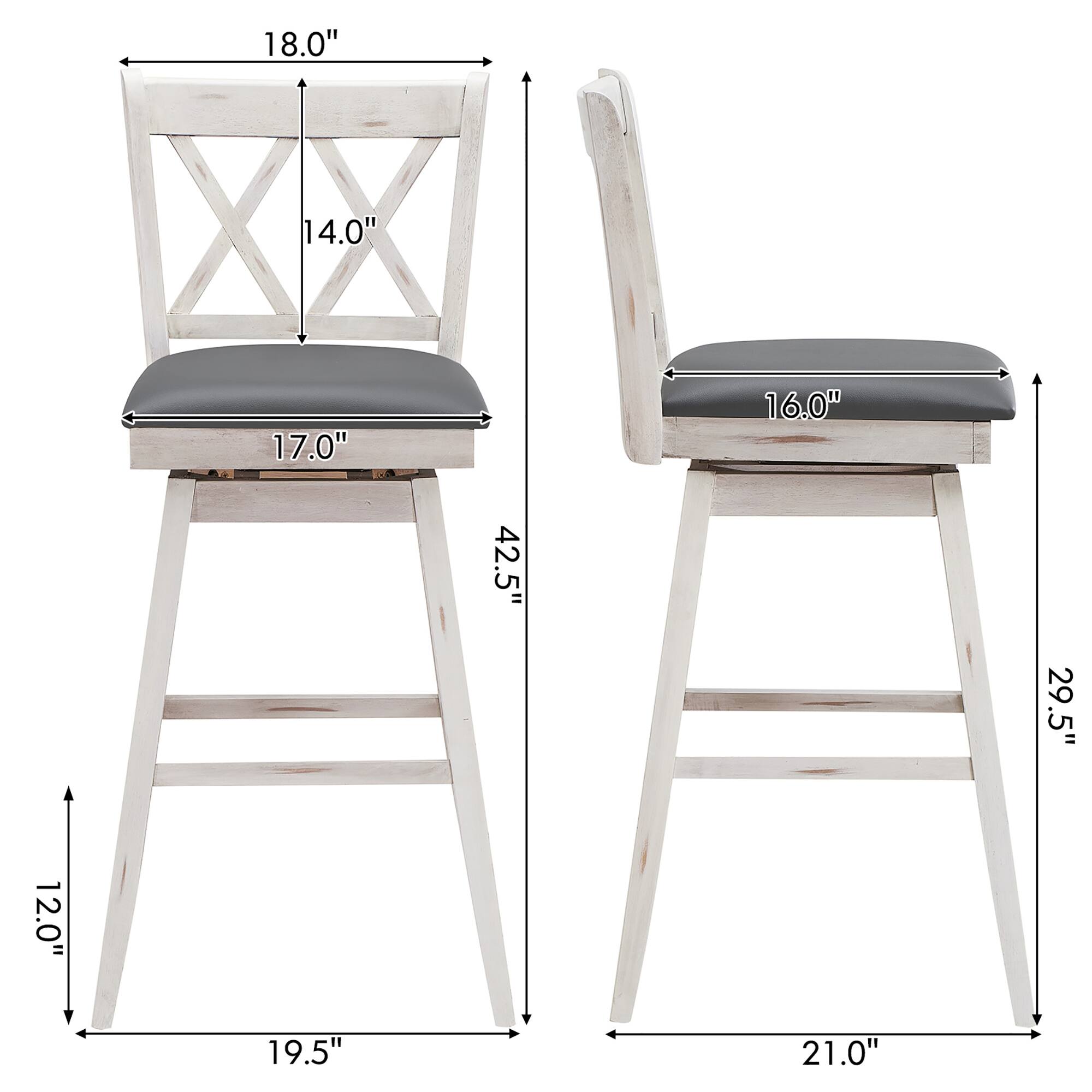 18.0", 14.0", 17.0", 16.0", 42.5", 29.5", 12.0", 19.5", 21.0"