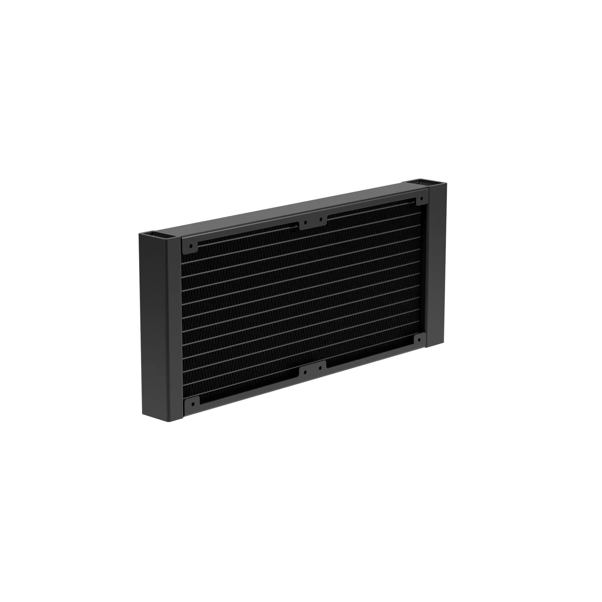 Alt View 1. GAMDIAS - CHIONE P5-240 AIO 240mm CPU liquid cooler, temperature LCD display, AMD and Intel. - Black.