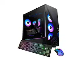 iBUYPOWER - Slate 9 - Ryzen 7 7800X3D - RX 9070XT 16GB - 32GB DDR5 RGB - 1TB SSD - Gaming PC - Black