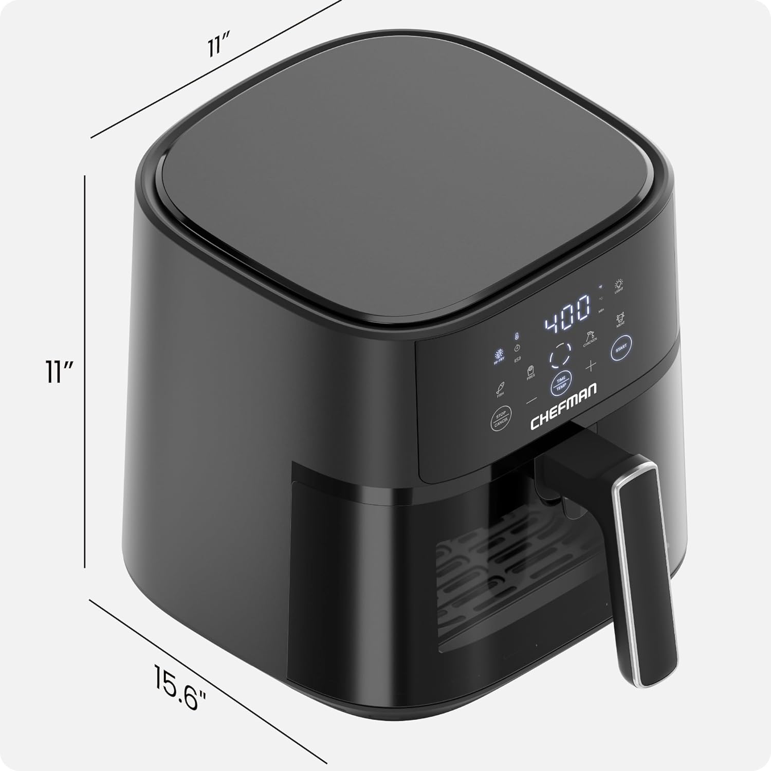 11"  
11"  
15.6"  
CHEFMAN  
400