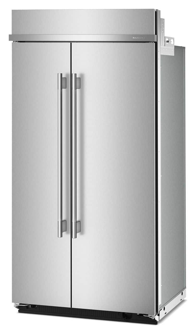 KitchenAid 25.5 Cu. Ft. Built In Side by Side Refrigerator with
