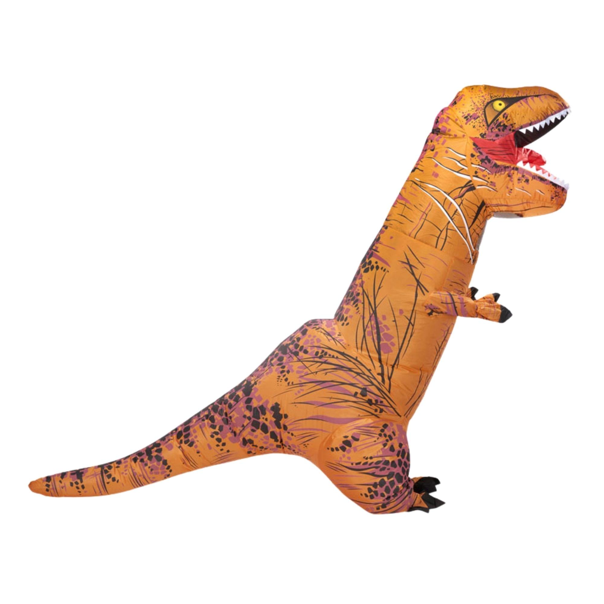 Alt View 1. Orion Costumes - Inflatable Dinosaur Adult Costume One Size - Tan.