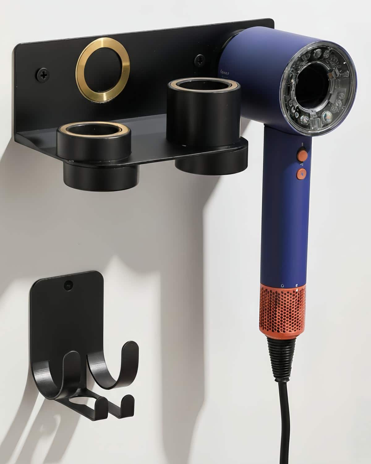 The Best Inks - Professional Ionic Hair Dryer Professional Grade with Advanced Technology for Fast Drying - 5 dyson air dryer accessory bases Black