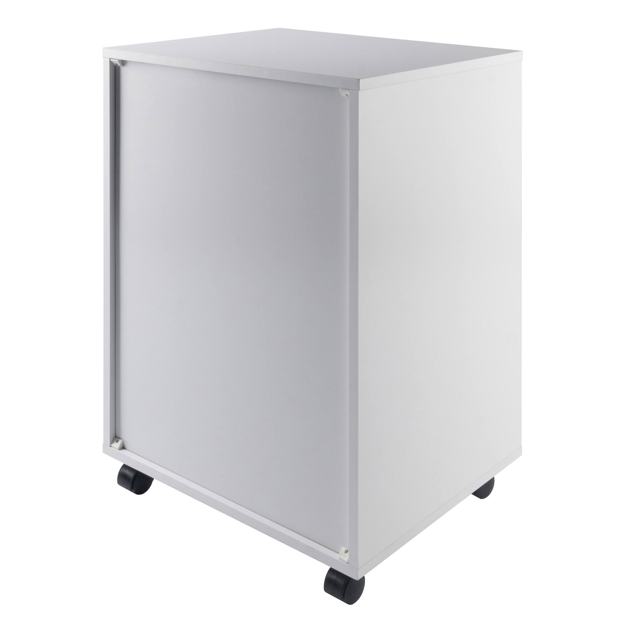 Alt View 5. Winsome Wood - Halifax 5-Drawer Mobile Cabinet - White.