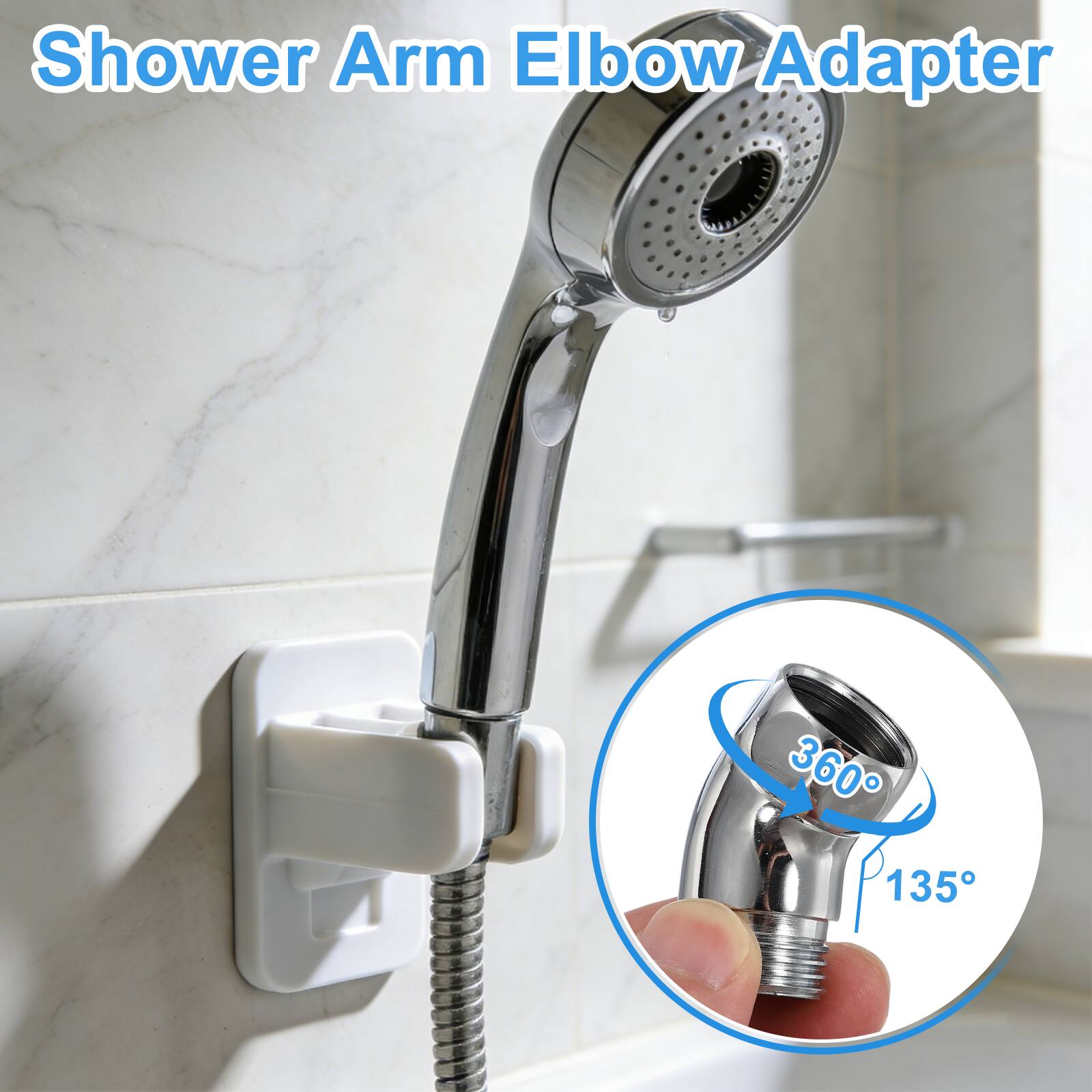 Shower Arm Elbow Adapter 360 135