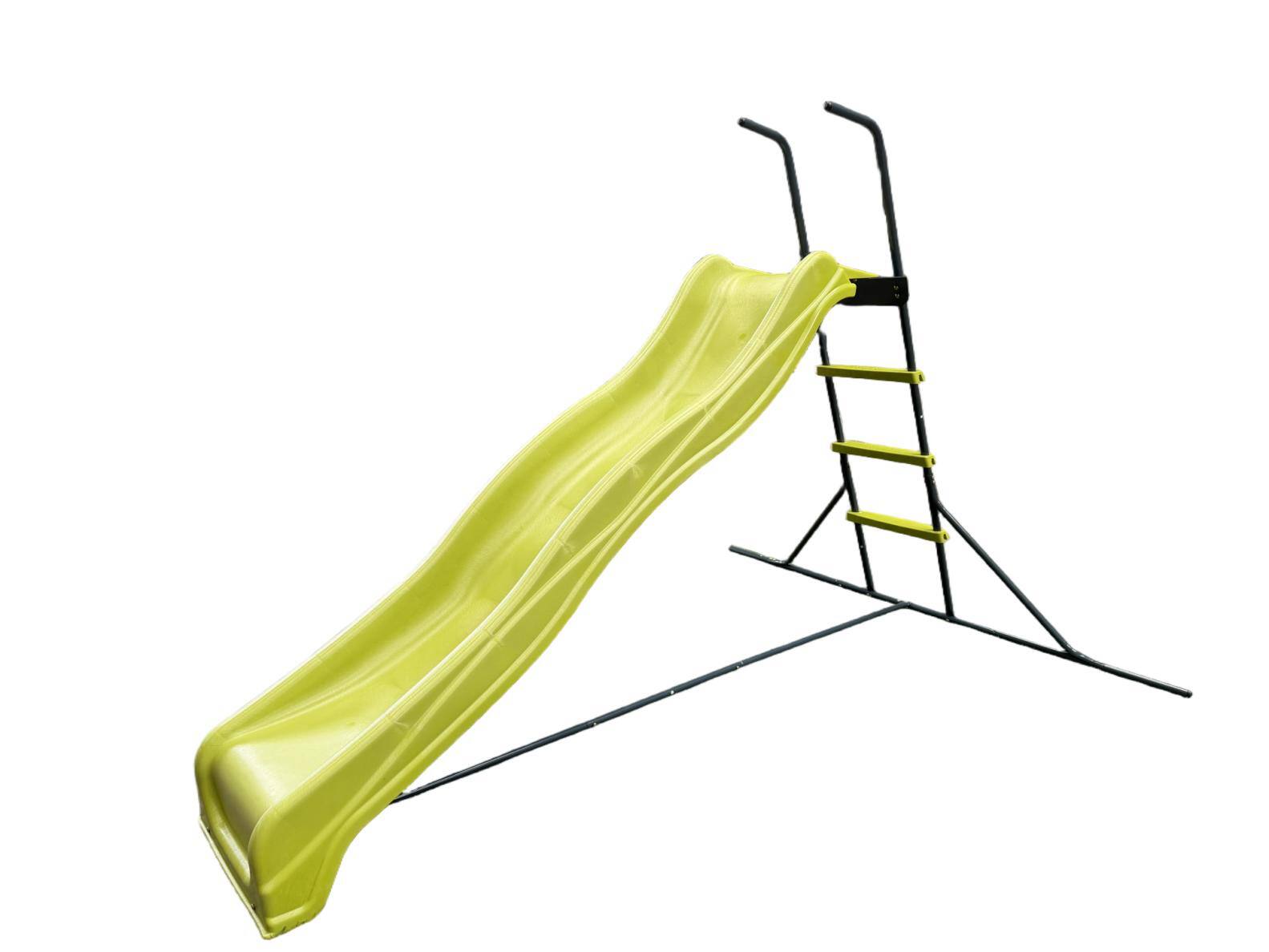 Alt View 1. Loheer - 7.8 ft Freestanding Kids Slide, Durable Plastic Playground Slide for Indoor Outdoor Backyard Play - Green.
