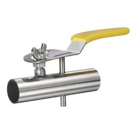 Unique Bargains - 1 Inch Duct Backdraft Damper, 304 Stainless Steel Manual Adjustment Airflow Volume Damper for HVAC Ventilation Systems - Silver