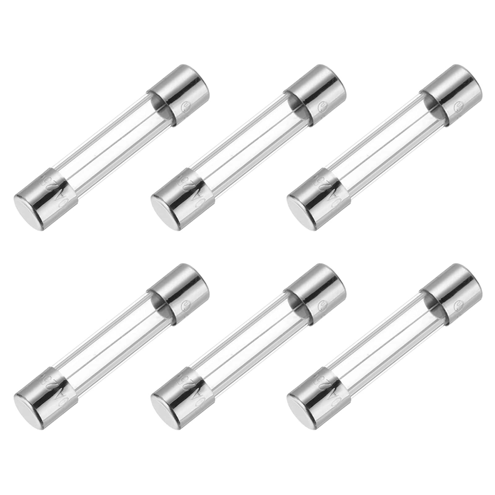 Unique Bargains - 10A 250V 5x20mm Time Delay Glass Fuse UL Listed Slow Blow Fuse for Home Appliances 6pcs