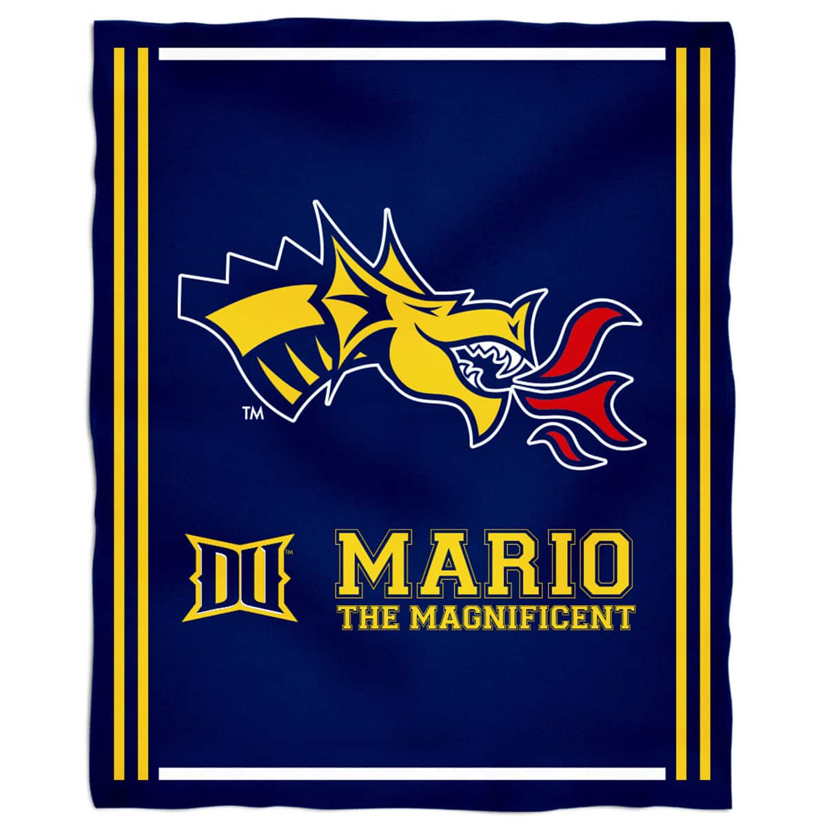 Vive La Fete - Drexel Dragons 36'' x 48'' Children's Mascot Plush Blanket - Multicolor