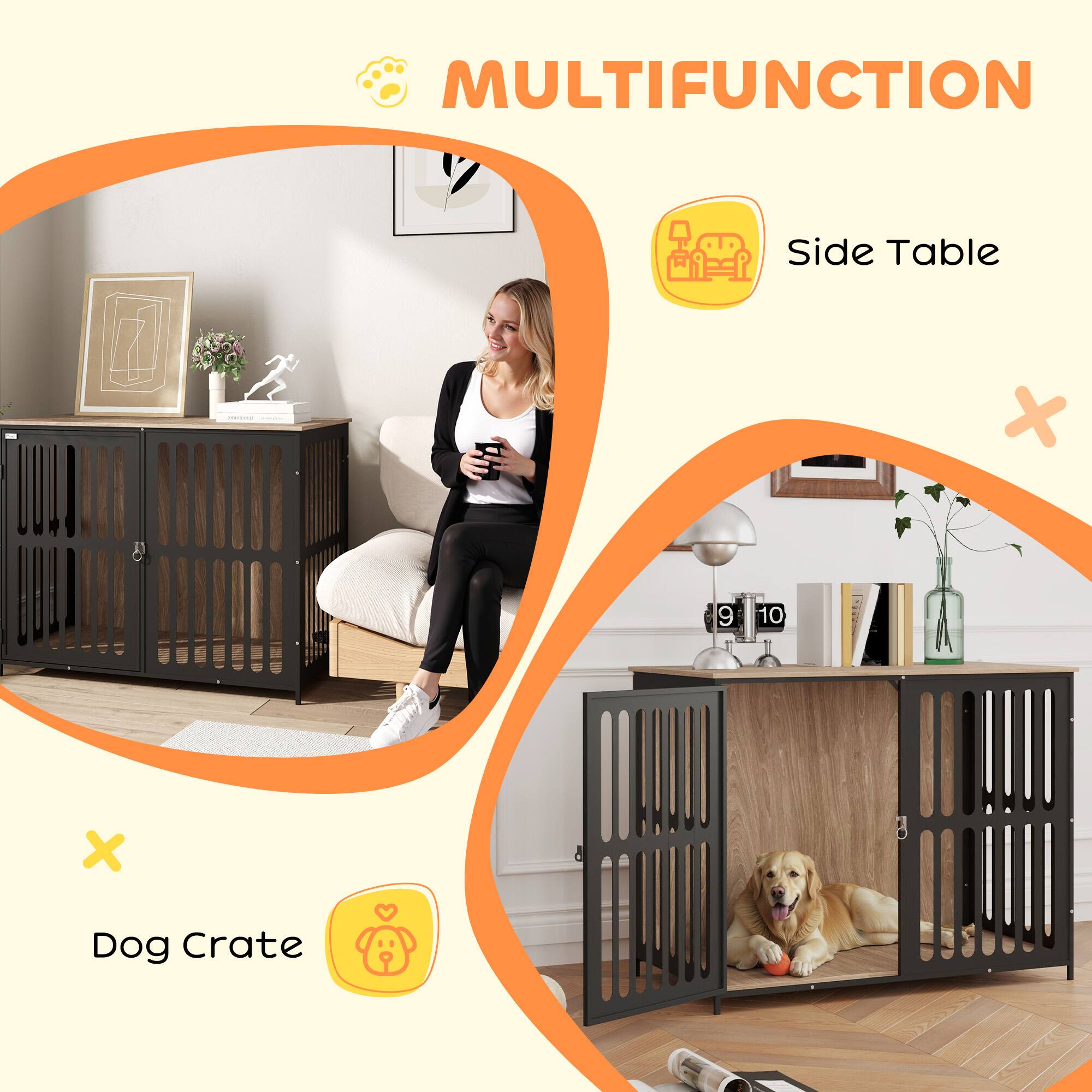 MULTIFUNCTION  
Side Table  
Dog Crate