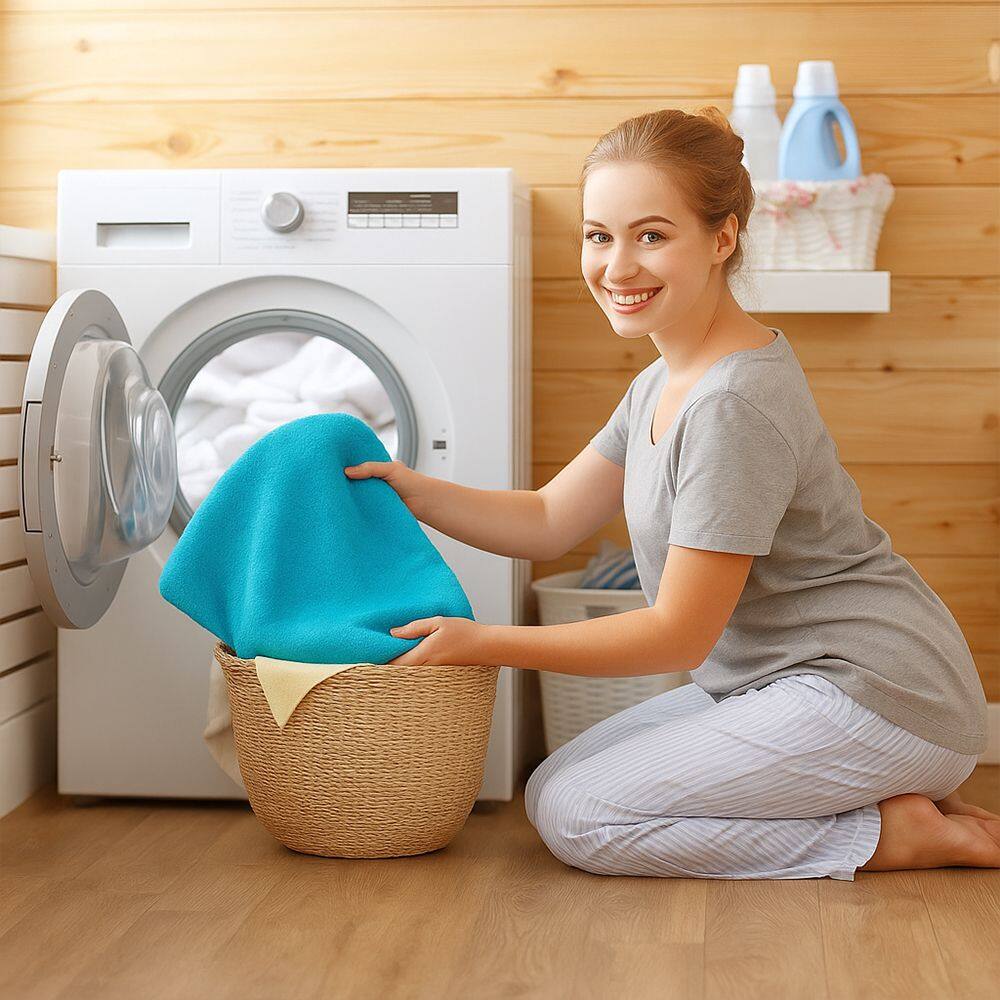 Alt View 2. MOVSSOU - 12" x 24" Heating Pad with Cover Plug-in for Back Neck and Shoulder Pain Relief Machine Washable - blue.