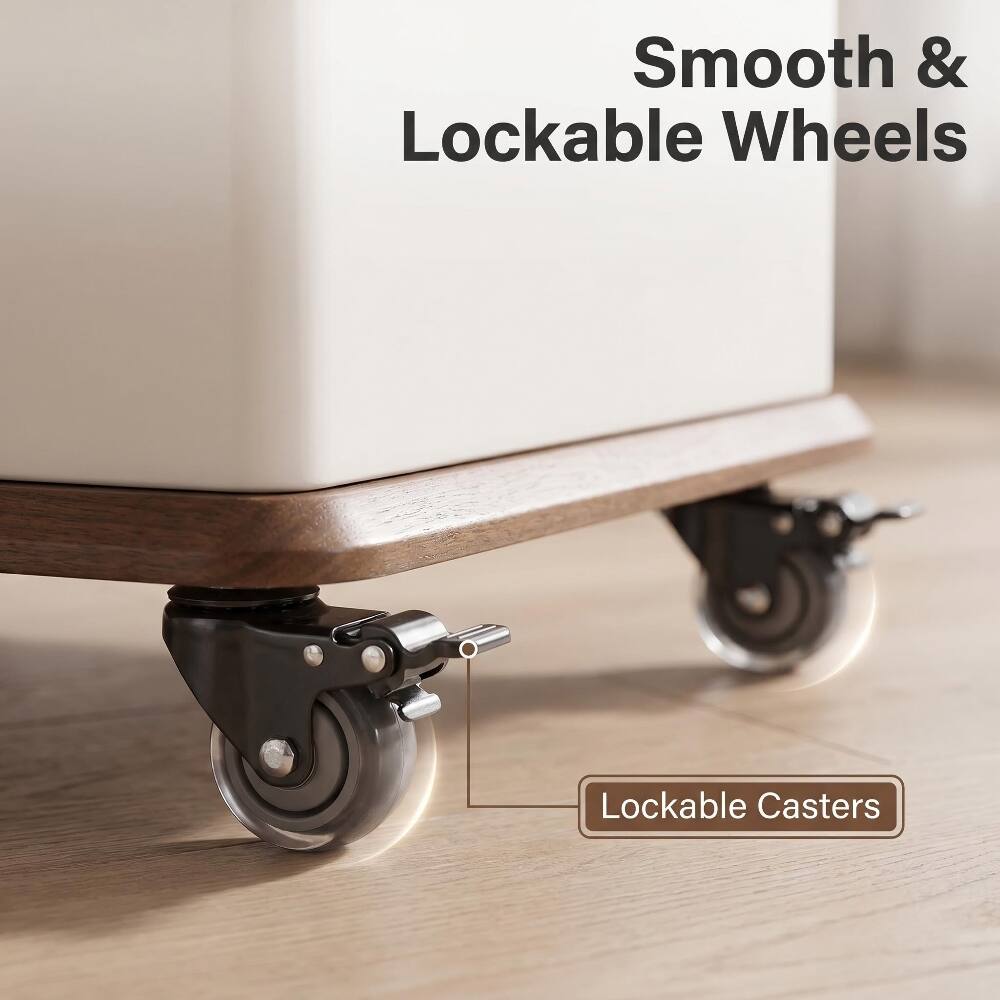 Smooth & Lockable Wheels

Lockable Casters
