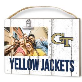 Jardine - Georgia Tech Yellow Jackets 8'' x 10'' Weathered Clip It Frame - White