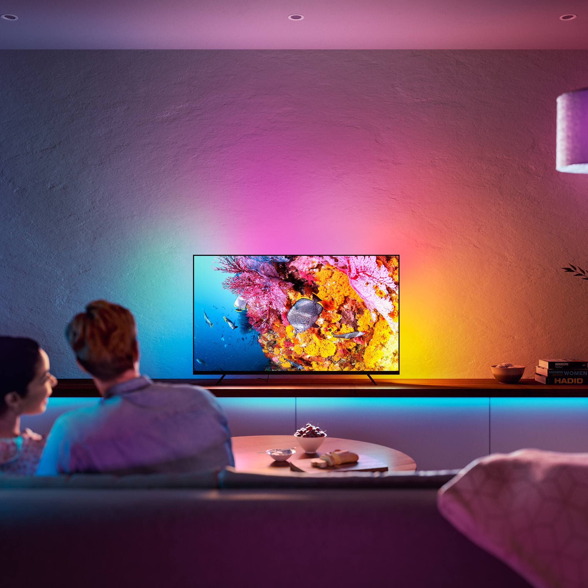 Philips Hue Play Gradient Lightstrip 65" Multi 560417 Open Box Best Buy