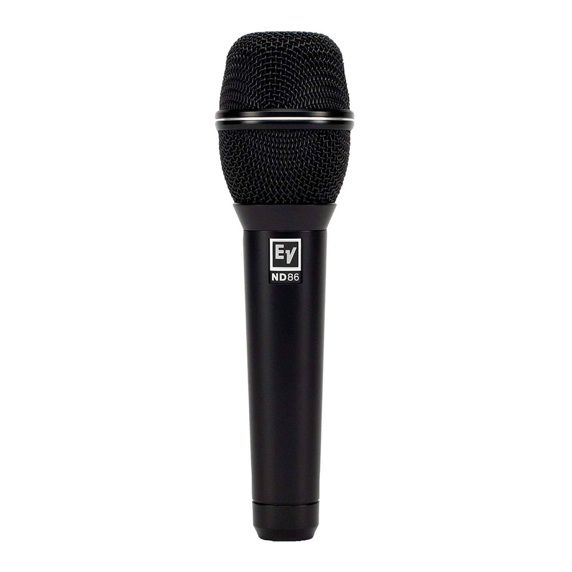 Front. Electro-Voice - Electro-Voice ND86 Dynamic Supercardioid Vocal Microphone (Black).