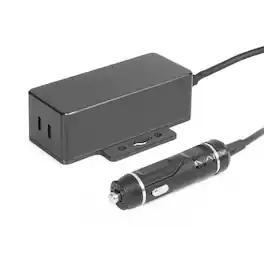 Coolgear - 145W Dual USB-C Car Charger - Ready to Mount - Van, RV, Fleet Vehicles & More - Black