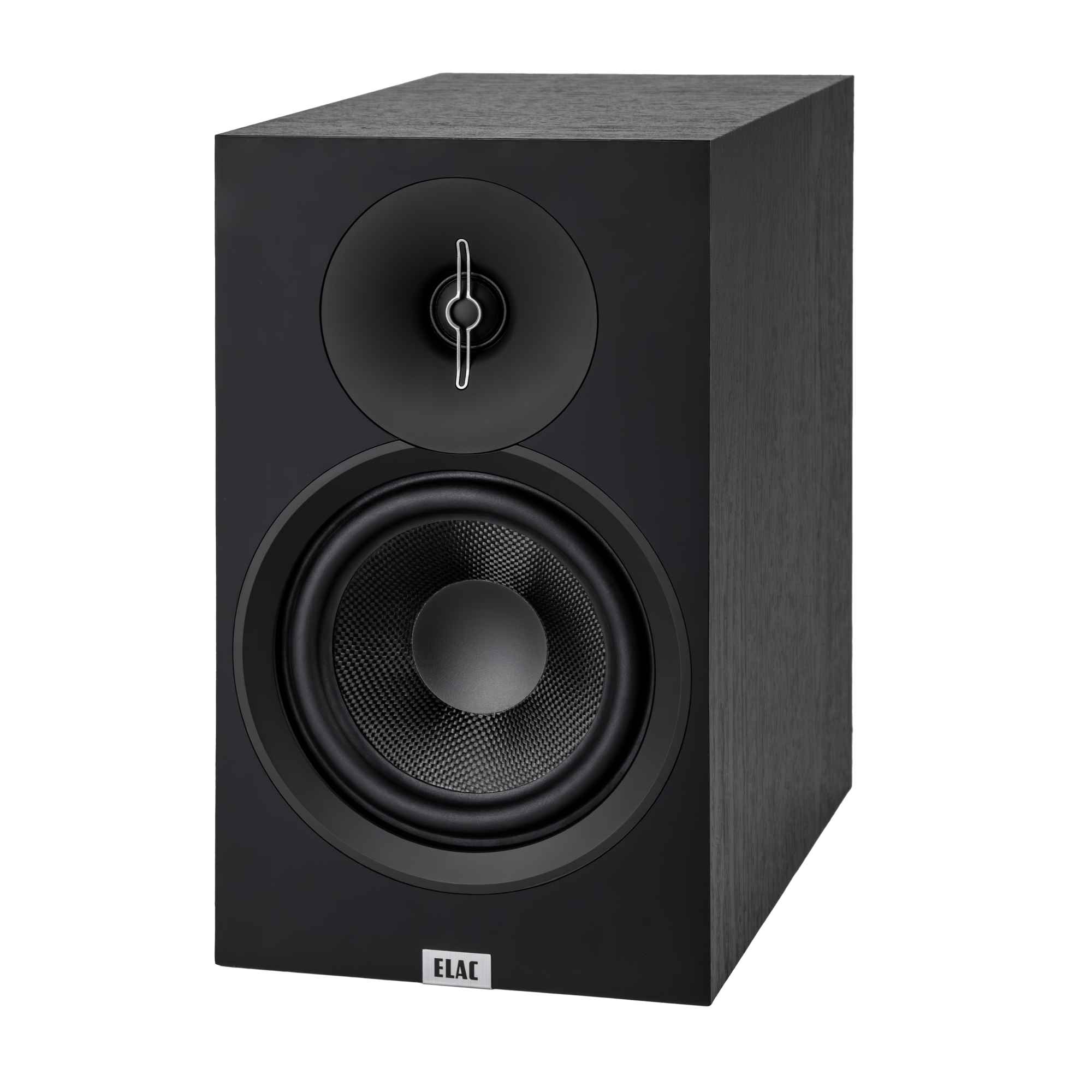 Alt View 2. ELAC - ELAC Debut 3.0 - 6.5" Bookshelf Speakers (Black) DB63-BK - (Pair) - Black.