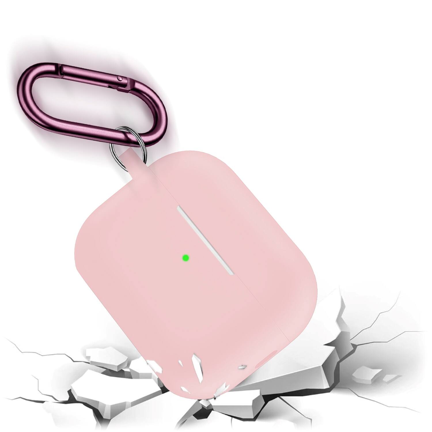Alt View 14. SaharaCase - Case for Apple AirPods Pro (2nd Generation 2022) - Pink.