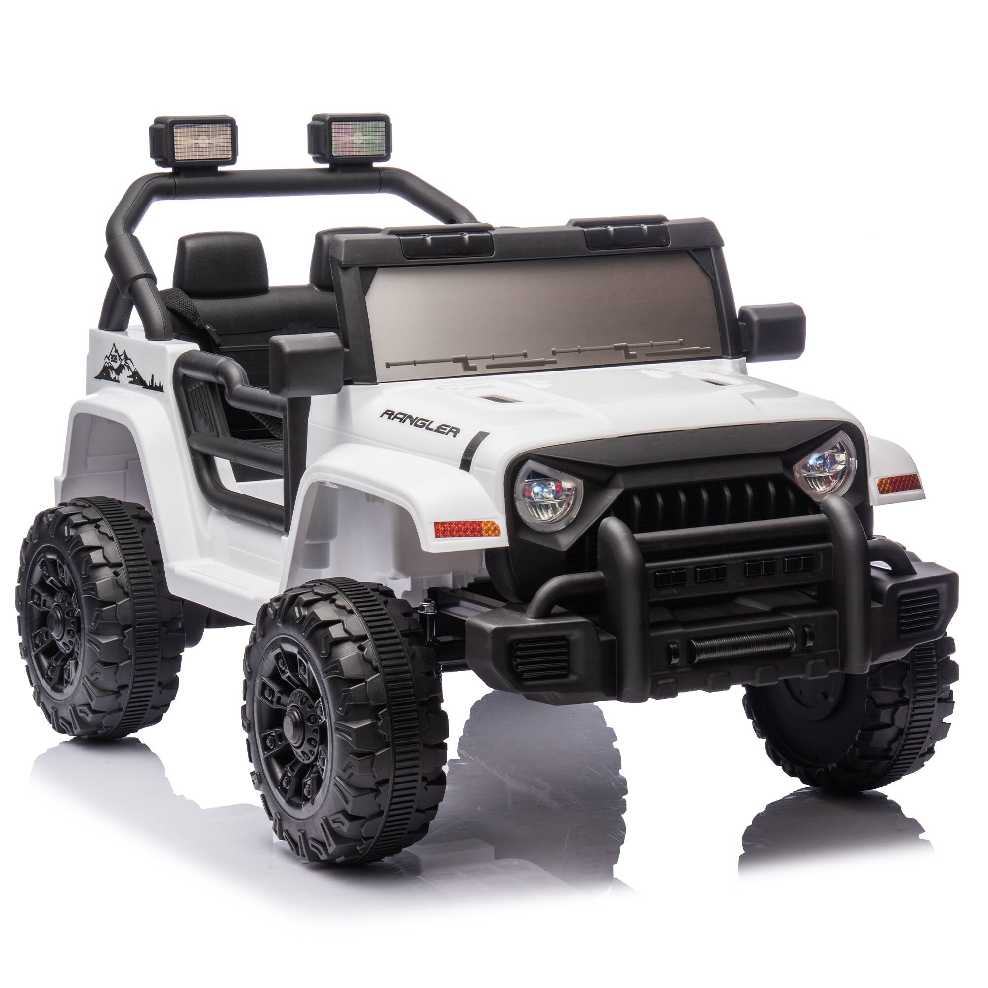 Alt View 4. ELEMENT ACE - Pink 12V Electric Ride-On Car for Toddlers with Parent Remote Control, Dual Drive, and Music Player - Tan Cars,White.