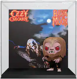 Ozzy Osbourne - FUNKO POP! Cover with Case: Ozzy Osbourne - Bark at the Moon (Flocked) - Collectibles - Multicolor