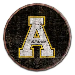 Fan Creations - Appalachian State Mountaineers 24" Cracked Color Barrel Top Sign - Multicolor