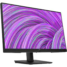 Front. HP - P22h G5 21.5" FHD IPS Monitor 1080p 5ms GtG 75Hz 1000:1 Stereo Speakers HDMI DisplayPort VGA - Black.