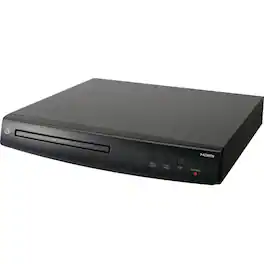 GPX - 480p DVD Player for TV HD Upconversion, Progressive Scan, HDMI/Composite/S-video/Coax Outputs, Remote DH300B - Black