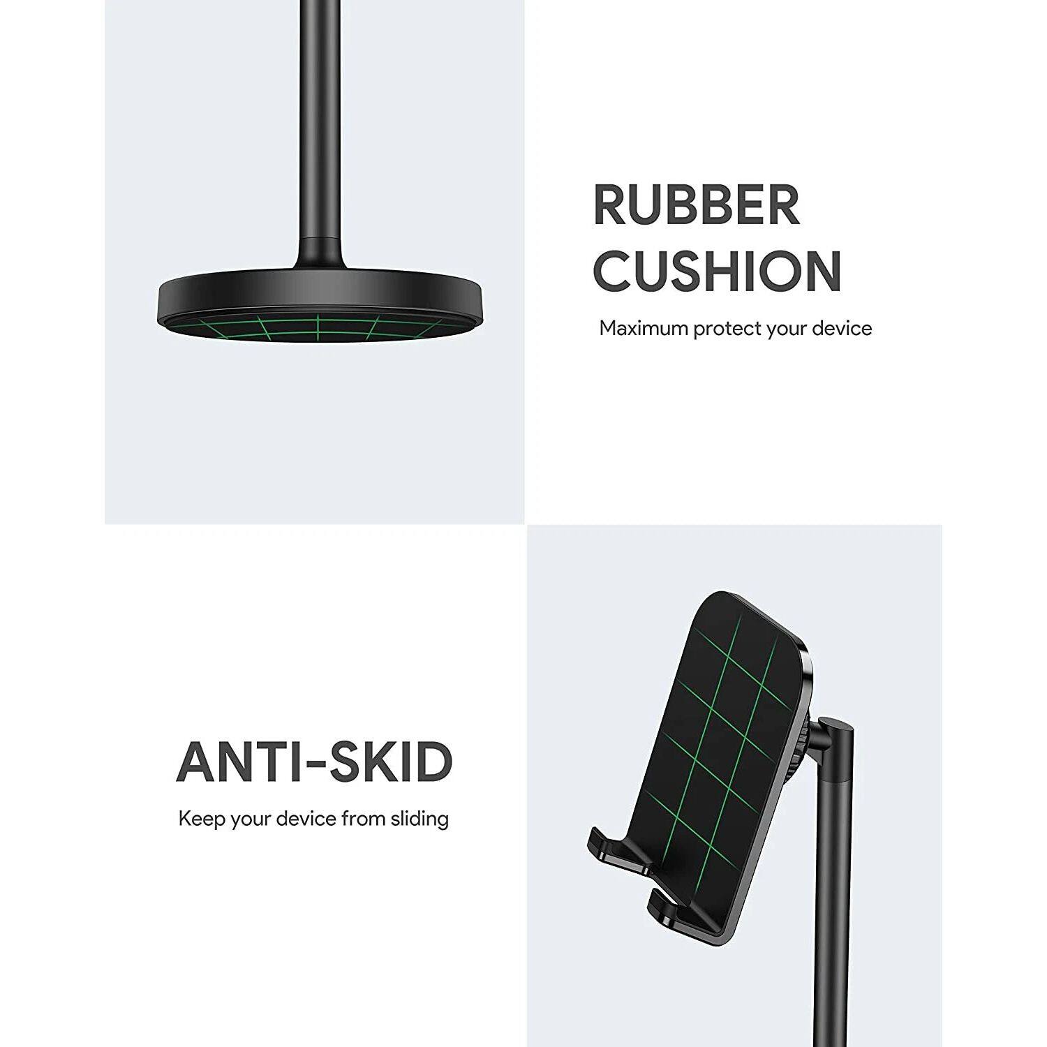 RUBBER CUSHION  
Maximum protect your device  

ANTI-SKID  
Keep your device from sliding