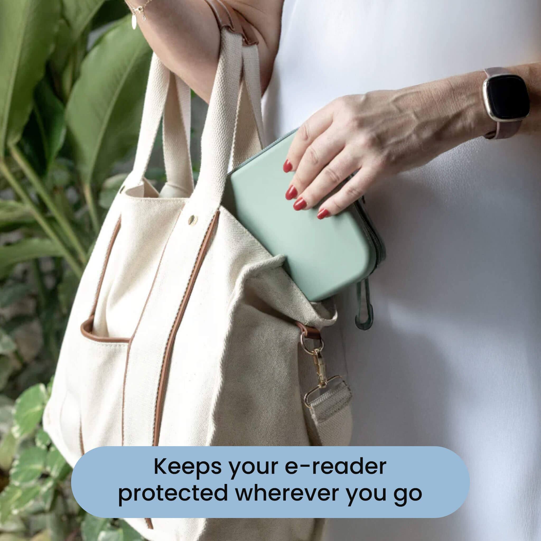 Keeps your e-reader protected wherever you go