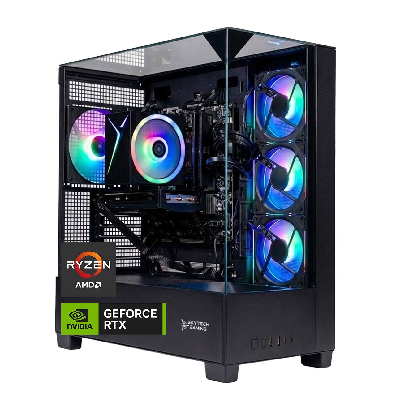 RYZEN  
AMD  
GEFORCE NVIDIA RTX  
SKYTECH GAMING