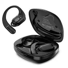 Echelon - RoundSound Open-Ear True Wireless Earbuds - Black