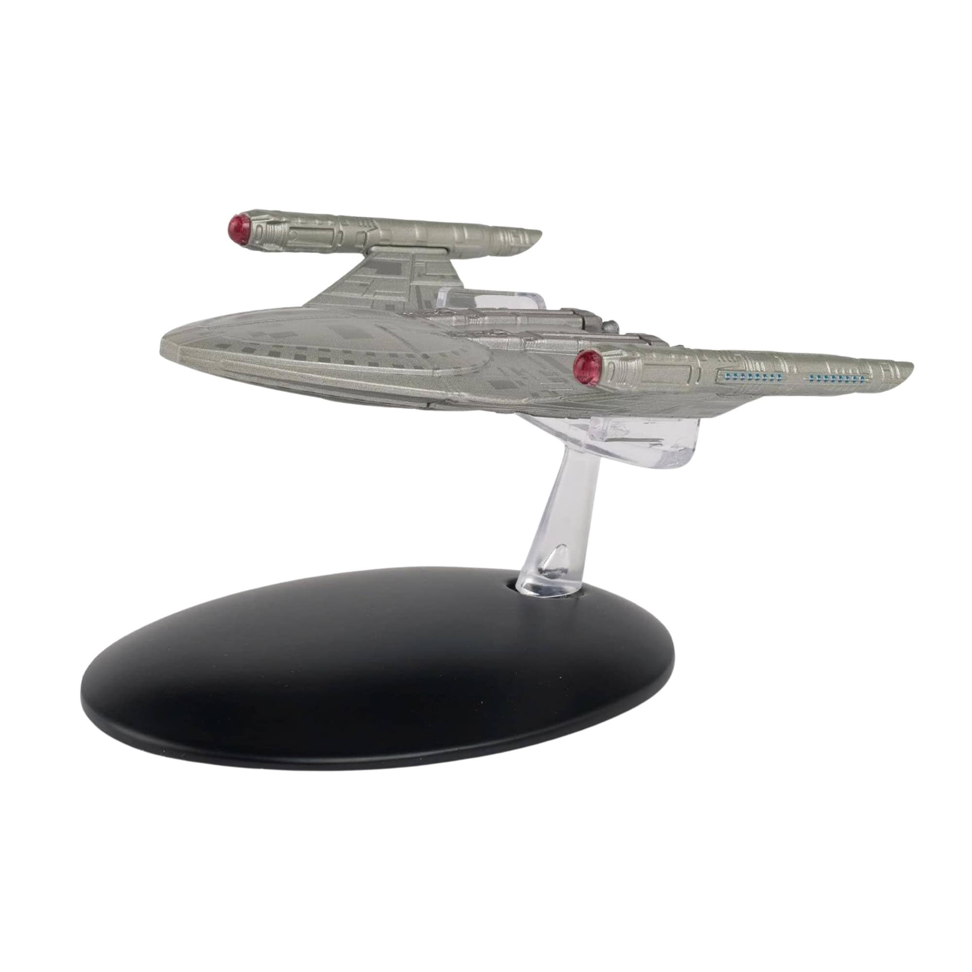 Alt View 2. Eaglemoss - Eaglemoss Star Trek Starship Replica | Starfleet Emmette - Grey.