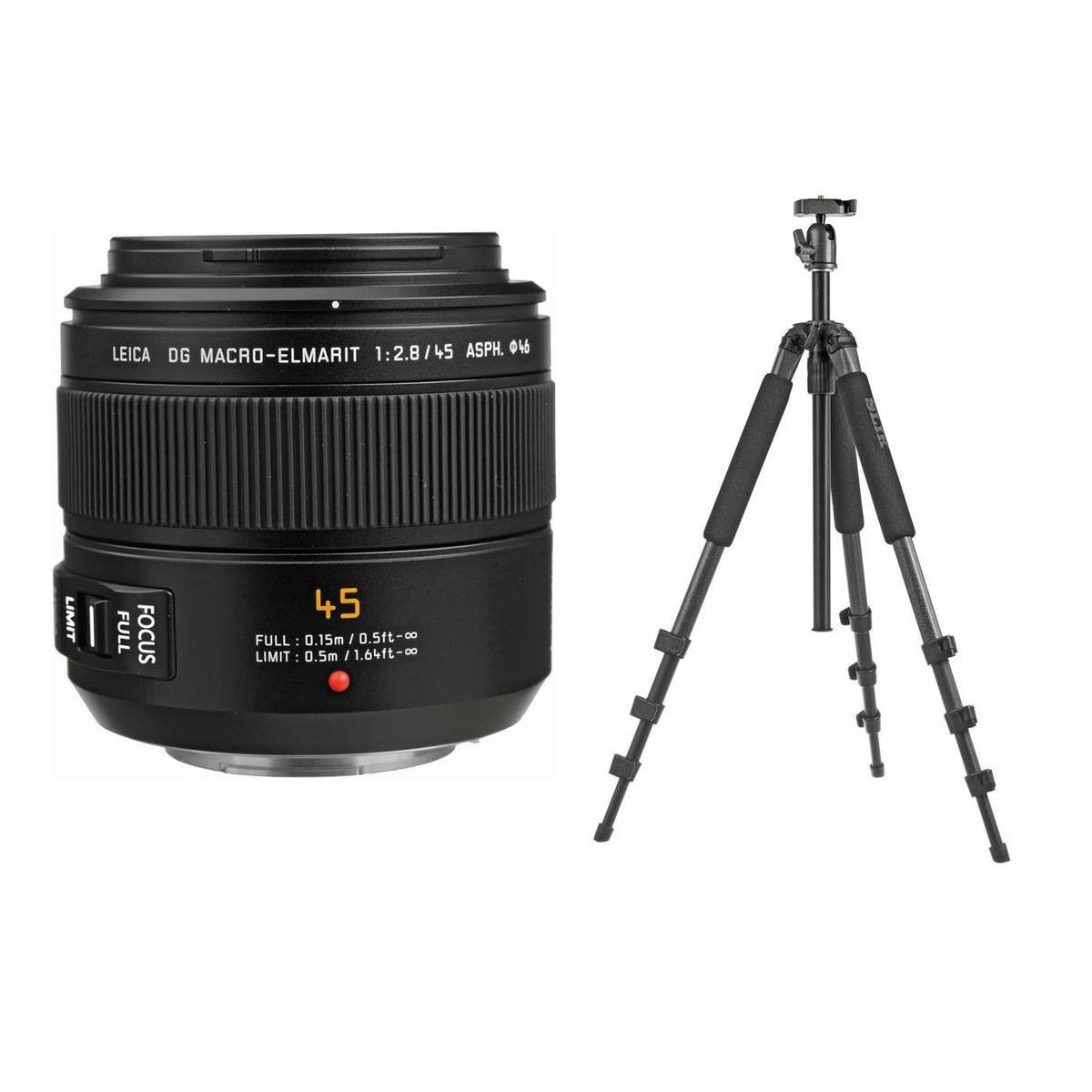 LEICA DG MACRO-ELMARIT 1:2.8/45 ASPH. 046  
FULL: 0.15m / 0.5ft - ∞  
LIMIT: 0.5m / 1.64ft - ∞